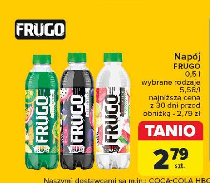 Napój biały Frugo promocja