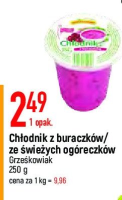 Chłodnik ze świeżych ogórków Grześkowiak promocja