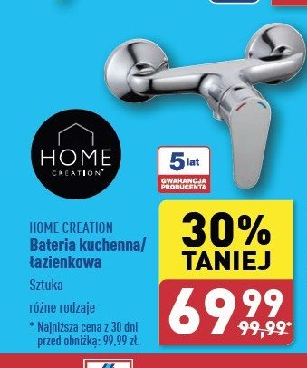 Bateria łazienkowa Home creation promocja