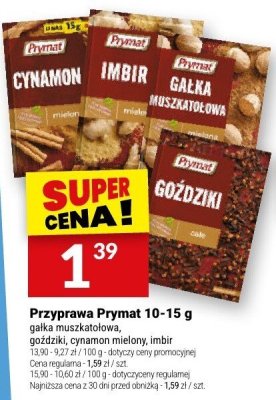 Przyprawa Prymat 10-15 g promocja w Twój Market