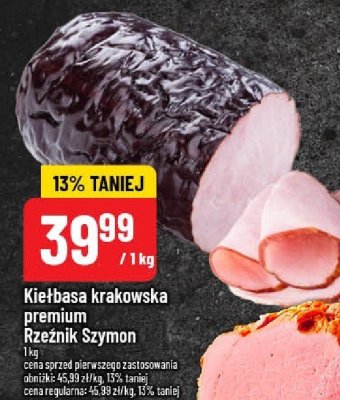Kiełbasa krakowska premium  promocja w POLOmarket