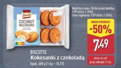 Kokosanki z czekoladą Biscotto promocja