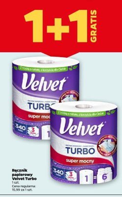 Ręcznik papierowy Turbo 1 szt. 1+1 GRATIS promocja w Netto