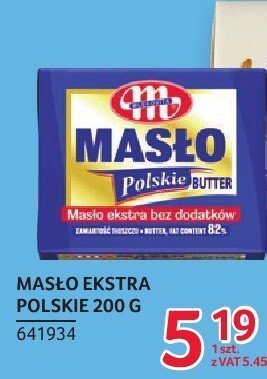 Masło Ekstra Polskie 200 g promocja w Selgros