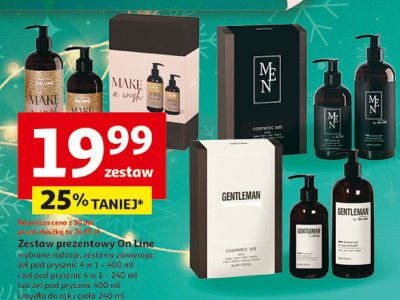 Zestaw prezentowy On Line promocja w Auchan