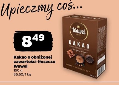 Kakao o obniżonej zawartości tłuszczu  promocja w Netto