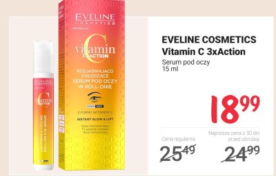 Serum pod oczy Vitamin C 3xAction promocja w Rossmann