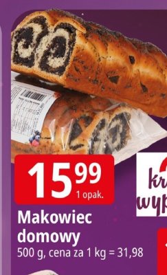Makowiec domowy promocja w Leclerc