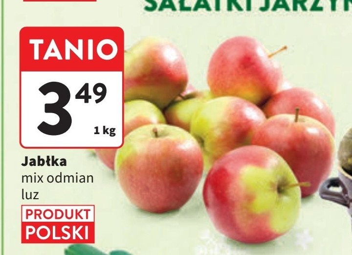 Jabłka promocja w Intermarche