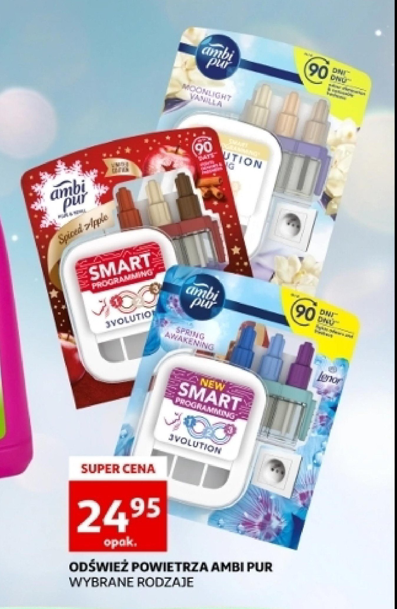 Odświeżacz księżycowa wanilia Ambi pur electric promocja