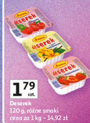 Deserek 120 g, różne smaki promocja w Auchan