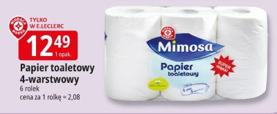 Papier toaletowy promocja w Leclerc