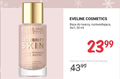 Baza do twarzy roświetlająca 4w1 CELEBRITY SKIN  promocja w Rossmann