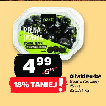 Oliwki czarne z ziołami Perla antipasti promocja