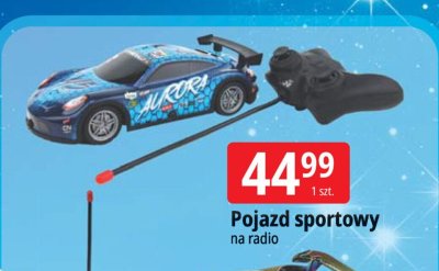 Pojazd sportowy Rastar Porsche na radio, skala 1:24 promocja w Leclerc