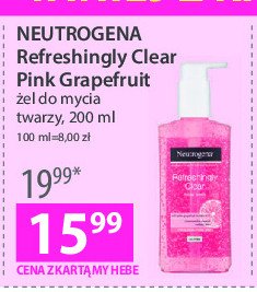 Żel do mycia twarzy Neutrogena refreshingly clear promocja