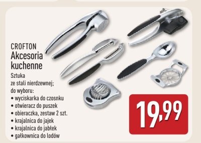 Akcesoria kuchenne ze stali nierdzewnej  promocja w Aldi