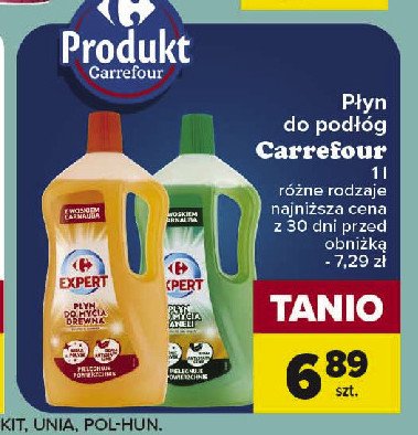 Płyn do mycia paneli Carrefour expert promocja