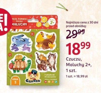 Czuczu Maluszki 2+, 1 szt. promocja w Rossmann