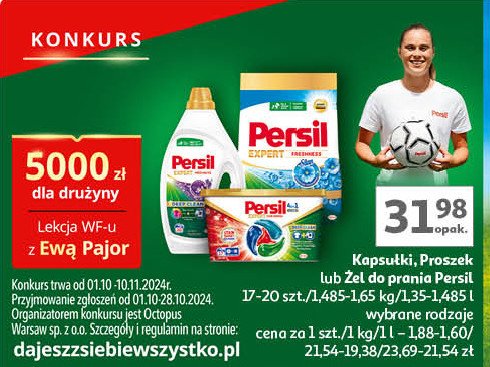 Kapsułki do prania deep clean Persil expert promocja