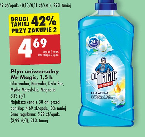 P艂yn uniwersalny magnolia Mr magic promocja