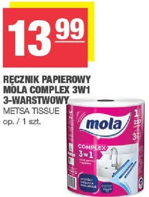 Ręcznik papierowy Mola Complex 3w1 3-warstwowy promocja w SPAR
