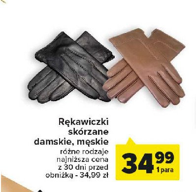 Rękawiczki skórzane męskie promocja