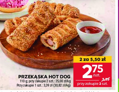 Przekąska hot dog promocja w Stokrotka