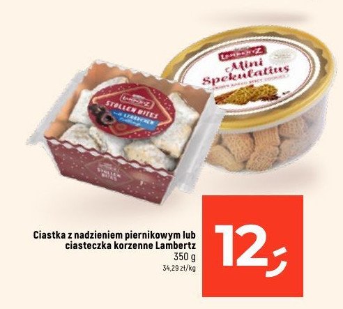 Ciastka korzenne Lambertz promocja w Dealz