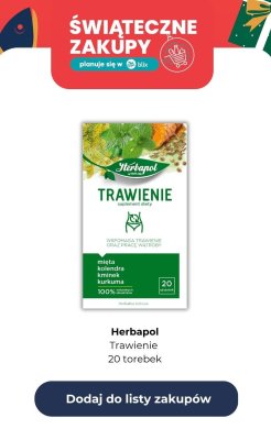 Herbata suplement diety Trawienie 20 torebek promocja w Dino
