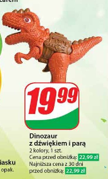 Dinozaury z efektami dźwiękowymi promocja