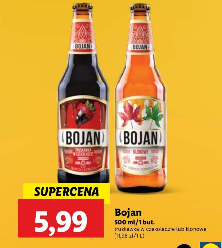 Piwo Bojan klonowe promocja