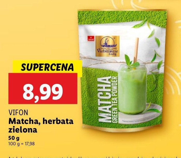 Herbata zielona matcha Vifon promocja