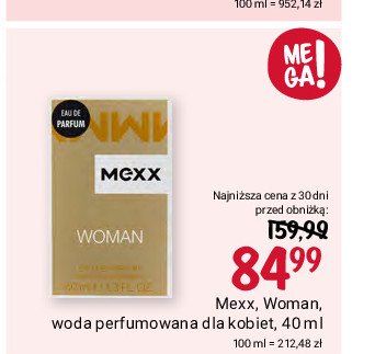 Woda perfumowana Mexx woman promocja