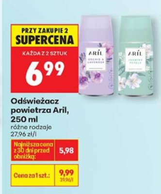 Odświeżacz powietrza Arli, 250 ml, różne rodzaje promocja w Biedronka