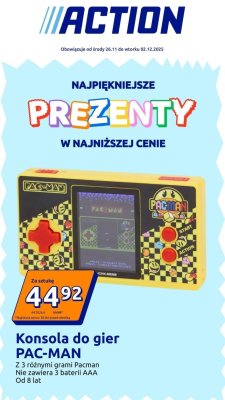 Konsola do gier P promocja w Action