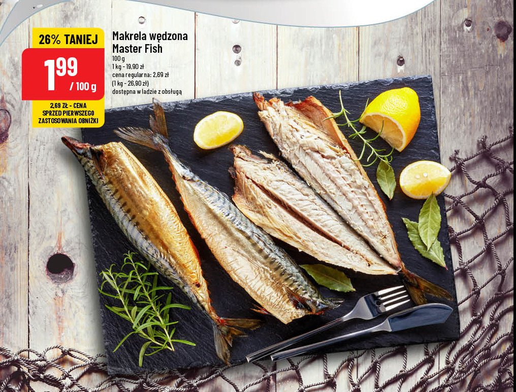 Makrela wędzona Master fish promocja