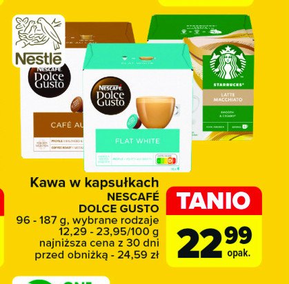 Kawa latte macchiato smooth & creamy Starbucks dolce gusto promocja