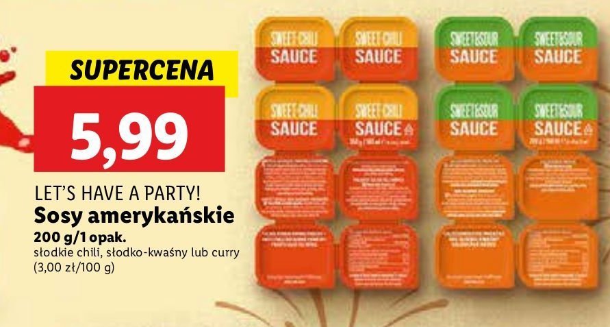 Sos curry Let's have a party! promocja