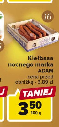 Kie艂basa nocnego marka ADAM 呕AGA艃 promocja