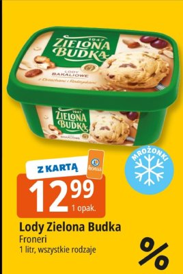 Lody Zielona Budka Froneri promocja w Leclerc