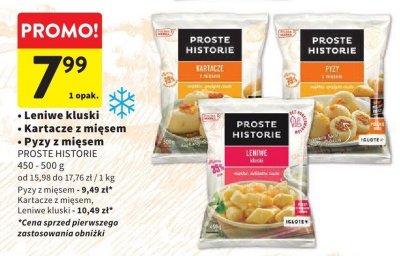 Kartacze z mięsem PROSTE HISTORIE promocja w Intermarche