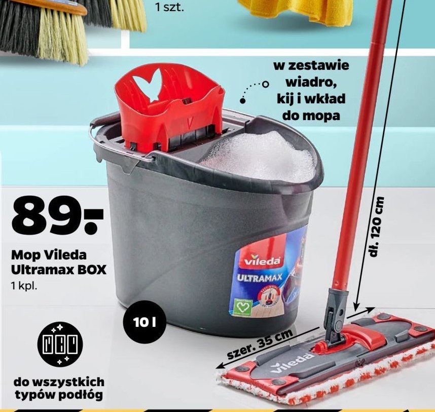 Mop z wiadrem VILEDA SET ULTRAMAX promocja