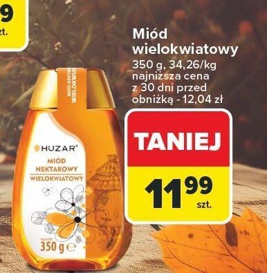 Miód wielokwiatowy promocja w Carrefour