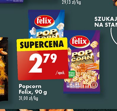 Popcorn karmelowy Felix promocja