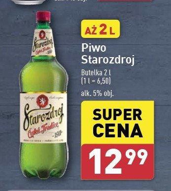 Piwo Starozdroj promocja w Aldi