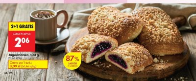 Jagodzianka 100g promocja w Biedronka