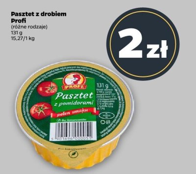 Pasztet z drobiem (różne rodzaje) promocja w Netto