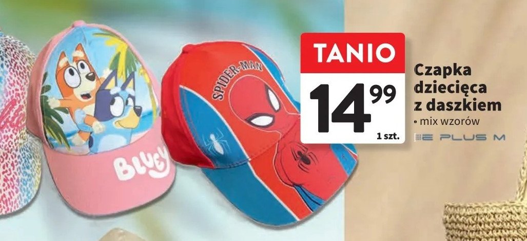 Czapka z daszkiem spider-man E plus m promocja