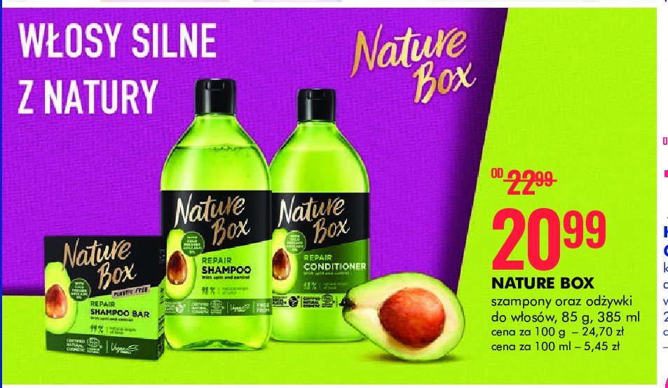 Szampon w kostce awokado Nature box promocja